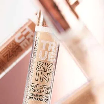 Catrice | True Skin High Cover Concealer (001 | Neutral Swan) | Waterproof & Lightweight for Soft Matte Look | With Hyaluronic Acid & Lasts Up to 18 Hours | Vegan, Cruelty Free