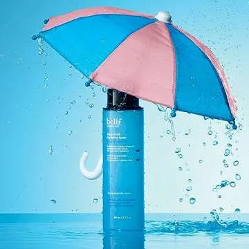 belif Aqua Bomb Hydrating Toner with Niacinamide & Hyaluronic Acid, Lightweight and Refreshing Toner for Instant Hydration, Skin Barrier Repair, and Glowing Skin for All Skin Types, Korean Skin Care