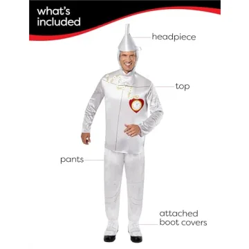 Rubies Wizard of Oz Tin Man Costume for Halloween Fun
