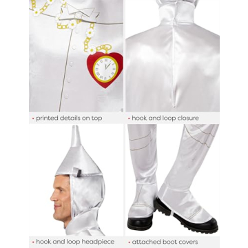 Rubies Wizard of Oz Tin Man Costume for Halloween Fun