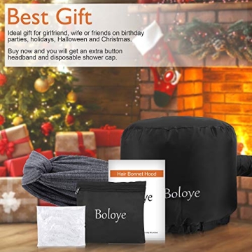 Hair Dryer Bonnet Attachment for Quick & Easy Drying