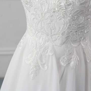 Wedding Dress for Bride 2020,Beach Vintage A Line Backless Boho Lace Summer Wedding Dresses Women Plus Size Wedding Dress