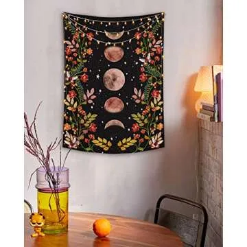 Lifeel Moonlit Garden Tapestry for Vibrant Home Decor