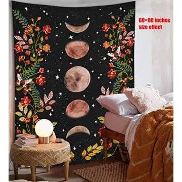 Lifeel Moonlit Garden Tapestry for Vibrant Home Decor