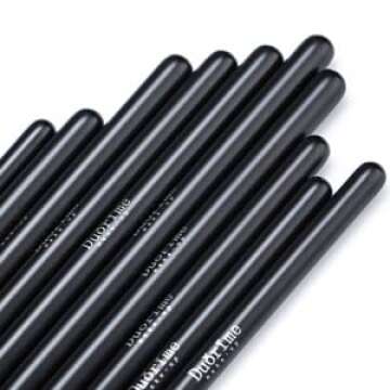Duorime Silky 10Pcs Eyeshadow Makeup Brush Set Essential Eye Makeup Brushes Kit For Blending Eyeshadow, Eyeliner, Crease, Eyebrow Cosmetics Tool