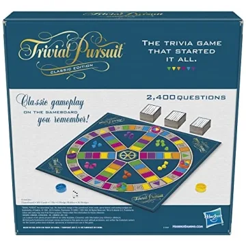 Trivial Pursuit Classic Edition Trivia Game for Ages 16+