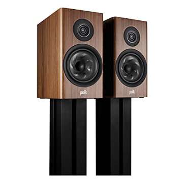 Polk Audio Reserve R200 Bookshelf Speakers for Clear Audio