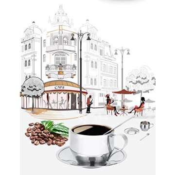 Jasni Stainless Steel Coffee Mugs Set for Tea Lovers