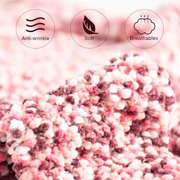 Yawcorp Valentines Day Gifts for Her, Cozy Socks Fuzzy Socks for Women, Christmas Gifts Cupcake Socks Birthday Gifts for Mom Sister Wife, 3 Pairs (Red, Purple, Pink), One Size