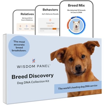 Wisdom Panel Breed Discovery Dog DNA Kit: Most Accurate Dog Breed Identification, Test for 365+ Bree...