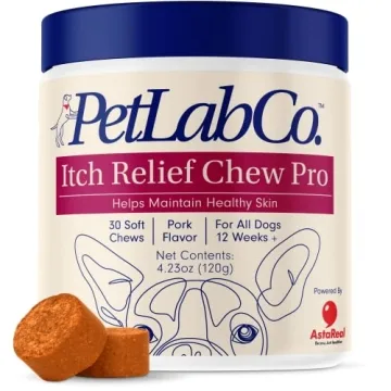 PetLab Co. Itch Relief Chew Pro for Dogs – Omega 3 for Itch Relief