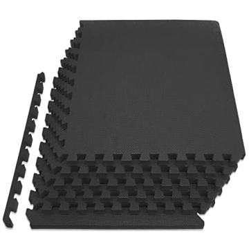 ProsourceFit Extra Thick EVA Foam Exercise Mats for Home