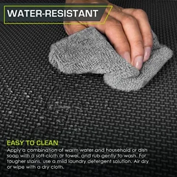 ProsourceFit Extra Thick EVA Foam Exercise Mats for Home