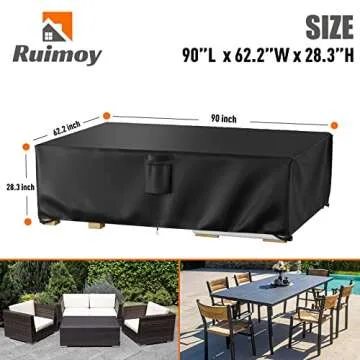Ruimoy Patio Furniture Covers – Heavy Duty Waterproof Outdoor Protection for Your Furniture