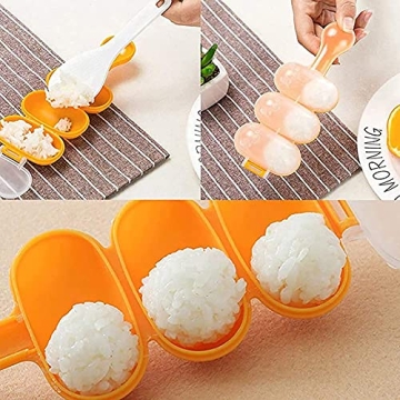 DZHT Rice Ball Mold Perfect for Kids and Families