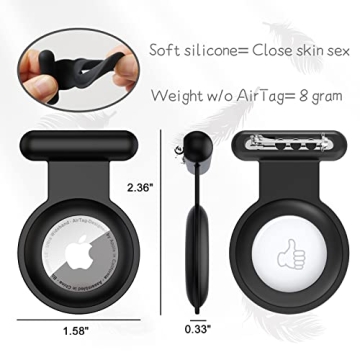 Hidden Airtag Holder for Kids GPS Tracker Case