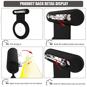 Hidden Airtag Holder for Kids GPS Tracker Case