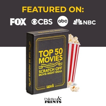 Premium Movie Night Scratch-Off Cards for Couples and Families