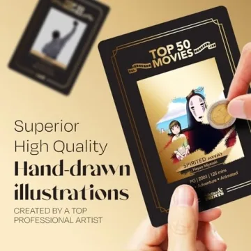 Premium Movie Night Scratch-Off Cards for Couples and Families