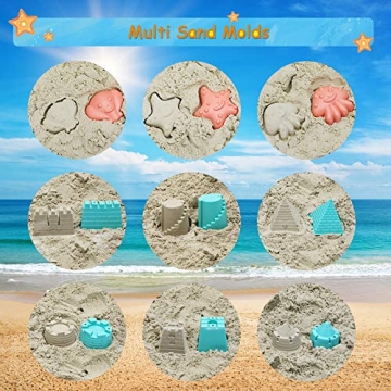 RACPNEL 38-Piece Beach Sand Toys Set for Kids - Eco-Friendly Fun