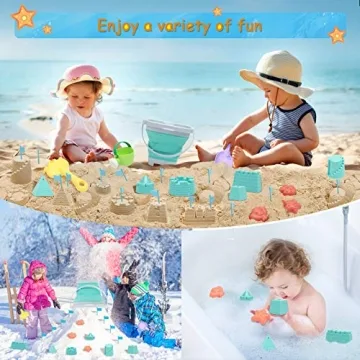 RACPNEL 38-Piece Beach Sand Toys Set for Kids - Eco-Friendly Fun