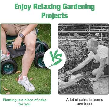 Rolling Peach Garden Planter for Easy Planting