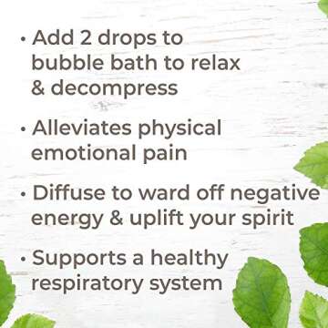 Plant Therapy Palo Santo Essential Oil 100% Pure, Undiluted Aromatherapy