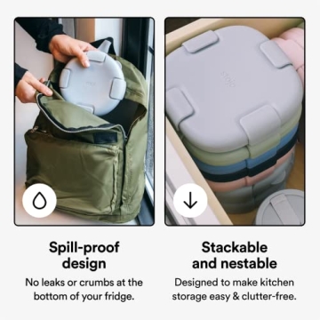 STOJO Collapsible Bowl 36oz - Perfect for Travel & Meal Prep