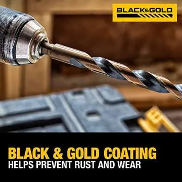 DEWALT 21-Piece Black Oxide Drill Bit Set for All Projects