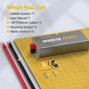Power Queen 2000W Pure Sine Wave Inverter for All Needs
