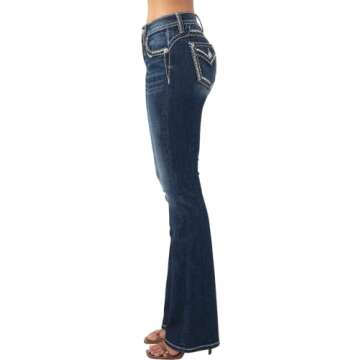 Miss Me Women's Embellished Boot Cut Jeans for Style