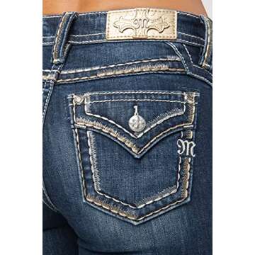 Miss Me Women's Embellished Boot Cut Jeans for Style