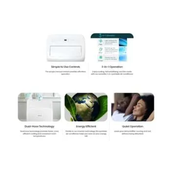 Hisense 8,000 BTU Portable Air Conditioner - Wi-Fi & Quiet