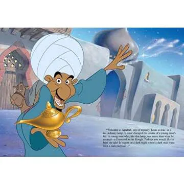 Disney Aladdin Die-Cut Storybook for Kids
