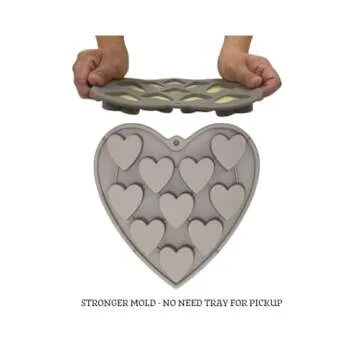 MarStore Heart Shaped Silicone Cake Molds for Baking