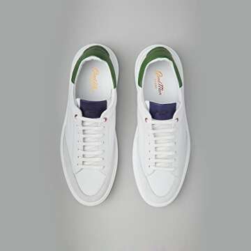 Good Man Brand Legend London Sport Sneakers - White/Navy/Dark Green, 10