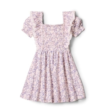 Amazon Essentials x Sofia Grainge Baby Girls' Embroidered Knit Dress – Soft Comfort and Charming S...