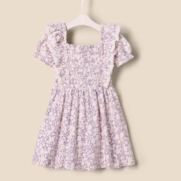 Soft Embroidered Baby Dress for Girls - Comfortable Style