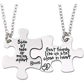 2PCS Friendship Necklaces for BFFs - Perfect Gift Set