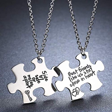 2PCS Friendship Necklaces for BFFs - Perfect Gift Set