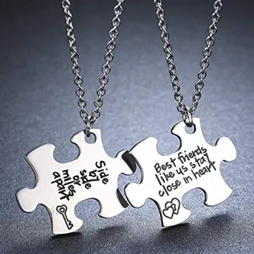 2PCS Friendship Necklaces for BFFs - Perfect Gift Set