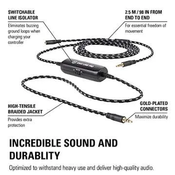 Elgato Chat Link Pro - Audio Adapter, for PS5, PS4, Nintendo Switch, Capture Voice Chat, Gameplay Sound, Extra Long Cable, Black