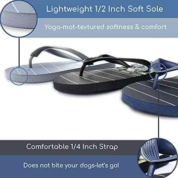TravelNut Men's Multicolor Flip Flops for Summer Fun