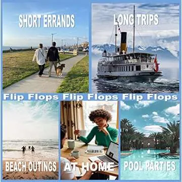 TravelNut Men's Multicolor Flip Flops for Summer Fun