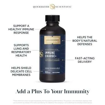 Quicksilver Immune Charge+ Elderberry with Vitamins for Health
