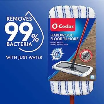 O-Cedar Hardwood Microfiber Mop for Effortless Cleaning