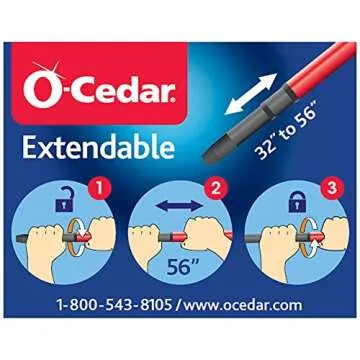 O-Cedar Hardwood Microfiber Mop for Effortless Cleaning