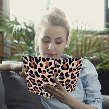 for Kindle Paperwhite Case 6.8" (11th Gen 2021/Signature Edition), Lightweight Shockproof Kindle Cover with Multi-Angle Stand & Auto Wake/Sleep, Durable Case for Kindle 6.8", Leopard