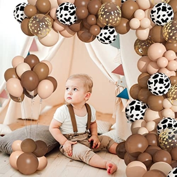 170Pcs Cowboy Balloon Arch Kit for Western Celebrations