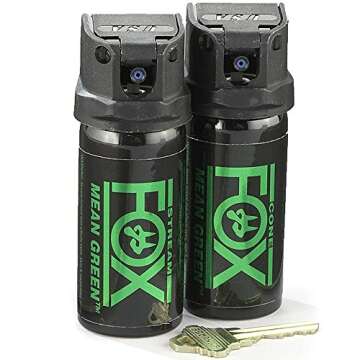 Fox Labs FX-156MGS Mean Green Pepper Spray for Safety